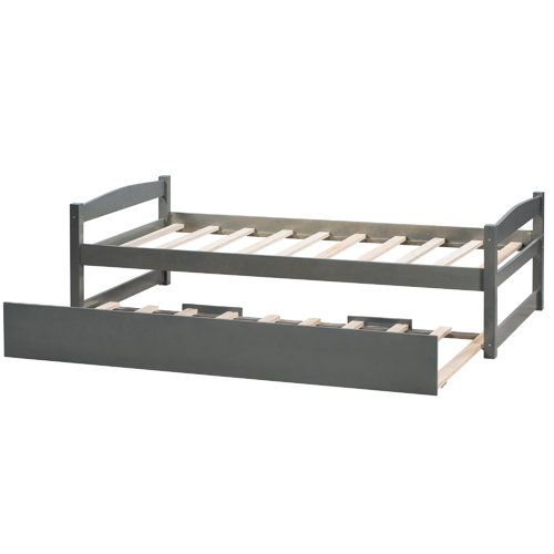 Harriet Bee Vosgan Solid Wood Daybed with Trundle & Reviews Wayfair